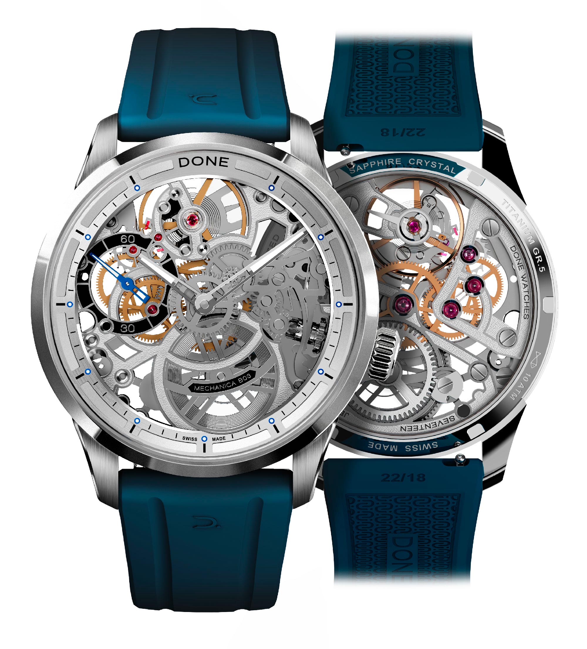 MECHANICA SQUELETTE B03 - Montre squelette Suisse